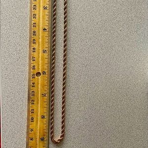 10k rose gold rope chain